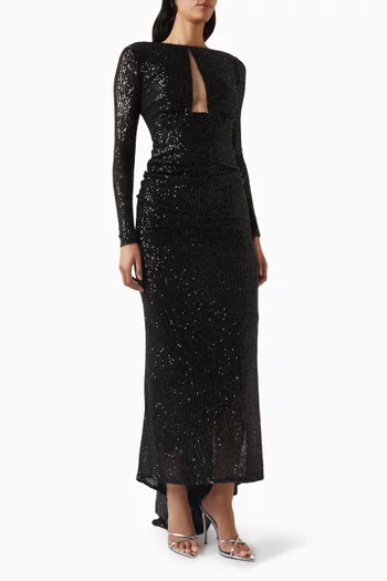 Sequin-embellished Gown