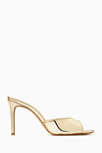 Cloe 100 Sandals in Metallic Leather