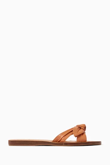 Naomi Slides in Leather