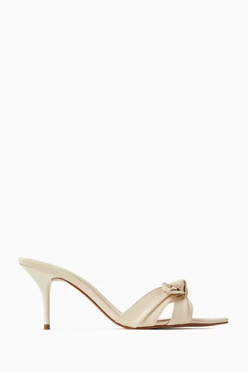 High Summer II Bow Detail 75 Sandals in Leather