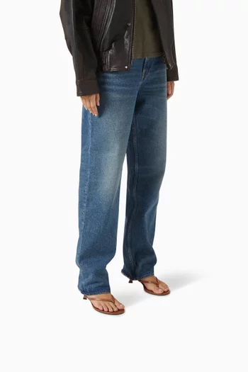 حذاء مفتوح كارولين بكعب 45 مم جلد