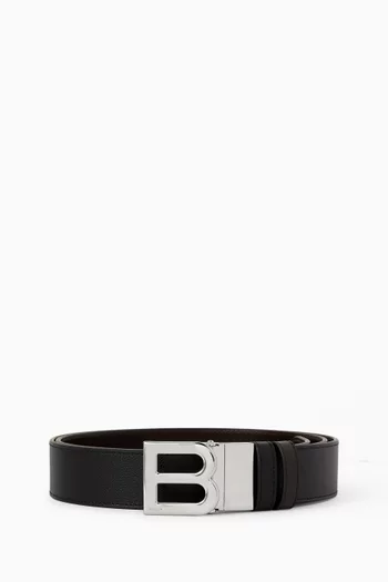 B Bold Reversible Belt in Leather