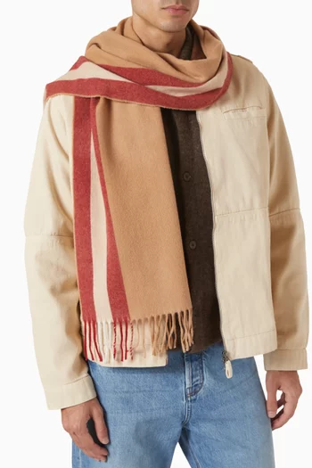 Ribbon Scarf in Cashmere-blend