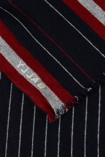 Stripe Scarf in Merino-wool
