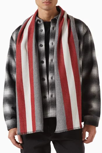 Stripe Scarf in Wool