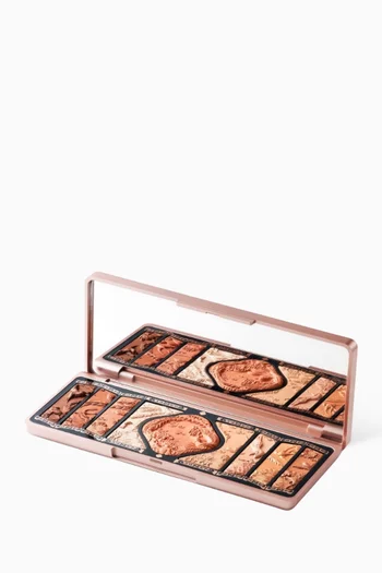 02 Retro Brown Fenghuang Relief Makeup Palette