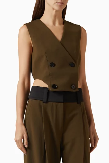 Wes Double-breasted Vest