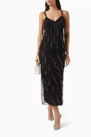 بلوزة كاميسول بريكستون بشرّابات فيسكوز