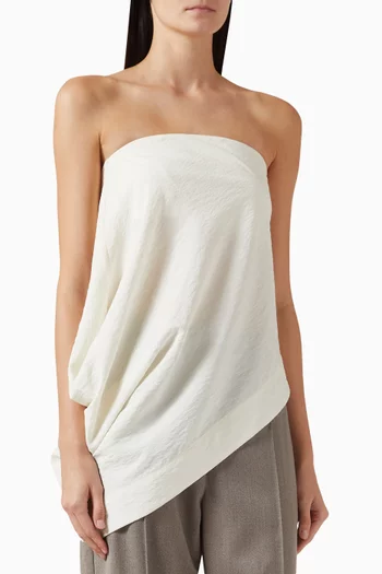Cloud Asymmetric Drape Top
