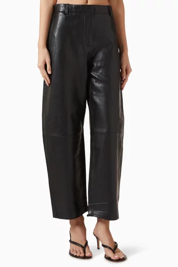 Balloon Pants in Lambskin Leather