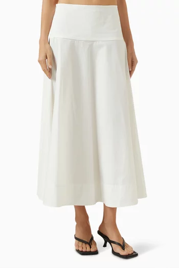 تنورة بحافة مستديرة قطن