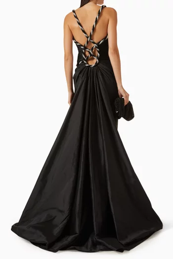 فستان سهرة ارنيكا بظهر مكشوف تفتا