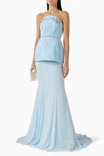 طقم بلوزة وتنورة جانيكا