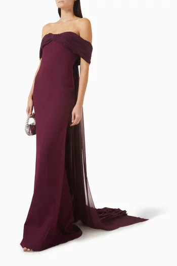 Miranda Off-shoulder Gown