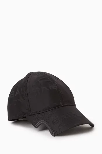 Messy Cap in Technical Jacquard