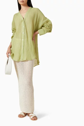 Barcelona Oversized Tunic in Linen