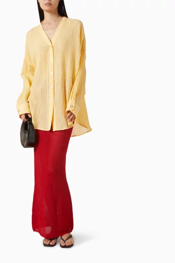 Barcelona Oversized Tunic in Linen