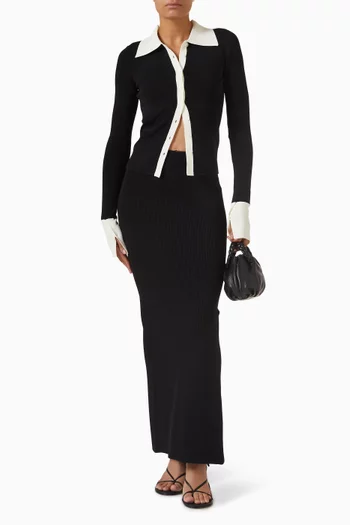 بلوزة كازابلانكا بتصميم مضلع