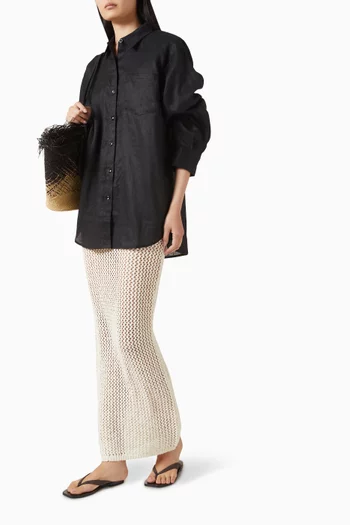 قميص لا جولا كتان