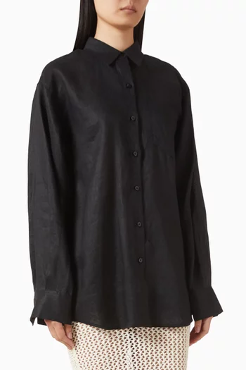 قميص لا جولا كتان