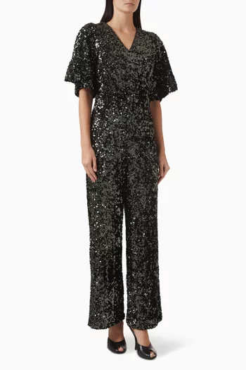 Yaselle Sequin-embellished Jumpsuit