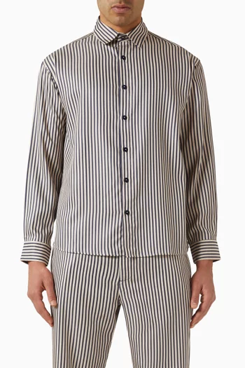 قميص مارسيل بنمط جاكيت تينسيل