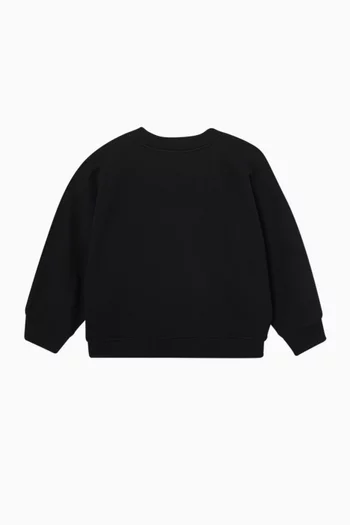 Graphic Sweatshirt in Cotton