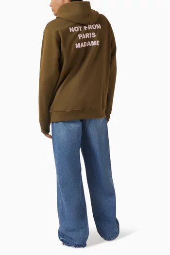 Le Slogan Hoodie in Cotton