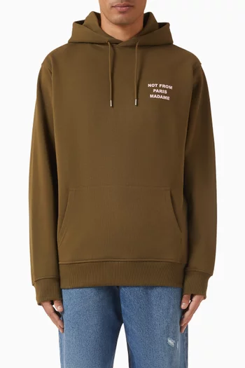 Le Slogan Hoodie in Cotton