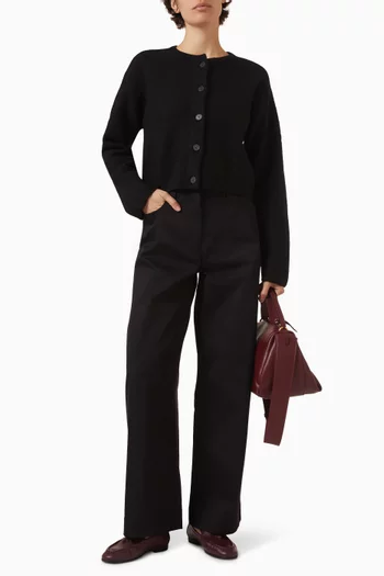 Wide-leg Pants in Cotton