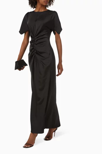 Forgive & Forget Maxi Dress in Satin