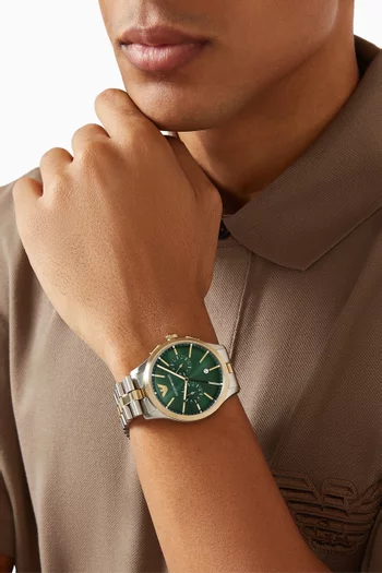Dario Chronograph Two-tone Watch, 42mm
