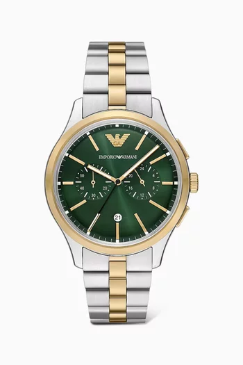 Dario Chronograph Two-tone Watch, 42mm