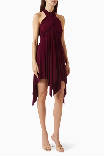 فستان بتصميم قابل للتعديل بوليستر ليكرا