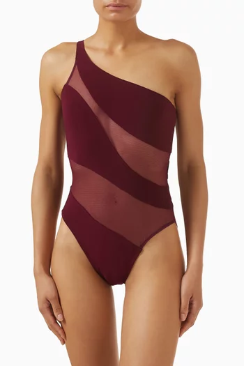 Snake Mesh Mio One-piece Swimsuit