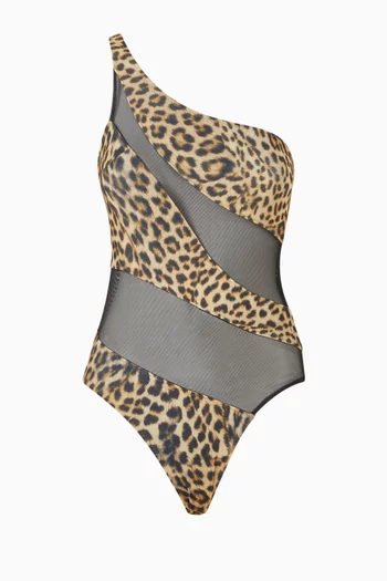 Snake Mesh Mio One-piece Swimsuit