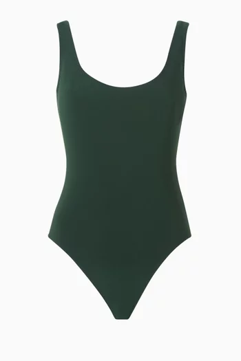 Super-low Back One-piece Swimsuit in Poly Lycra