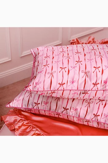 Strawberry Cupcake Silk Queen Pillowcase