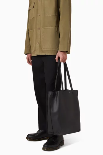 Maiko Shopper Tote Bag in Leather