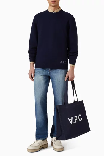 Daniela Tote Bag in Denim-canvas