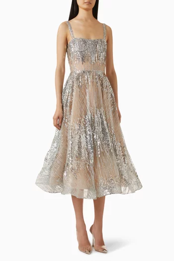 Mademoiselle Sequin-embellished Dress