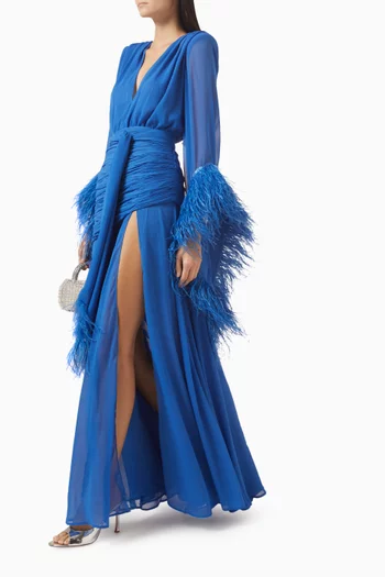 فستان جيشا طويل