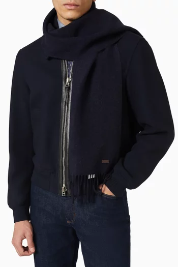 Fringed Scarf in Cashmere