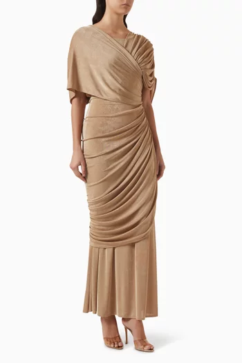 Draped Maxi Dress