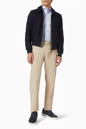 قميص قطن بنسيج فيلو دي سكوزيا