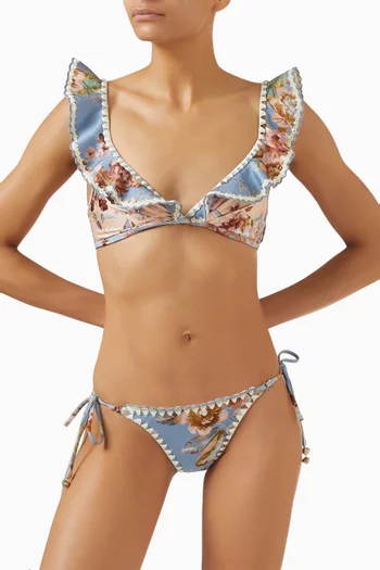 Awaken Crochet-edge Tie Bikini Briefs