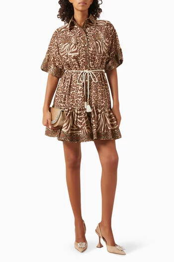 فستان واندرلست لانترن قصير قطن