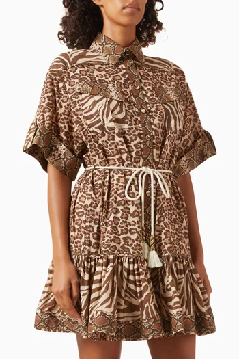 فستان واندرلست لانترن قصير قطن