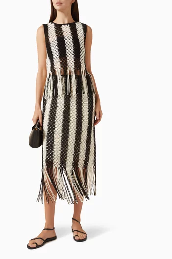 Wanderlust Macrame Tank Top in Cotton