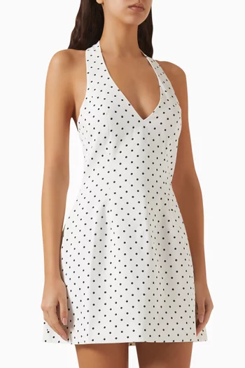 The Ultimate Muse Polka Dot Mini Dress